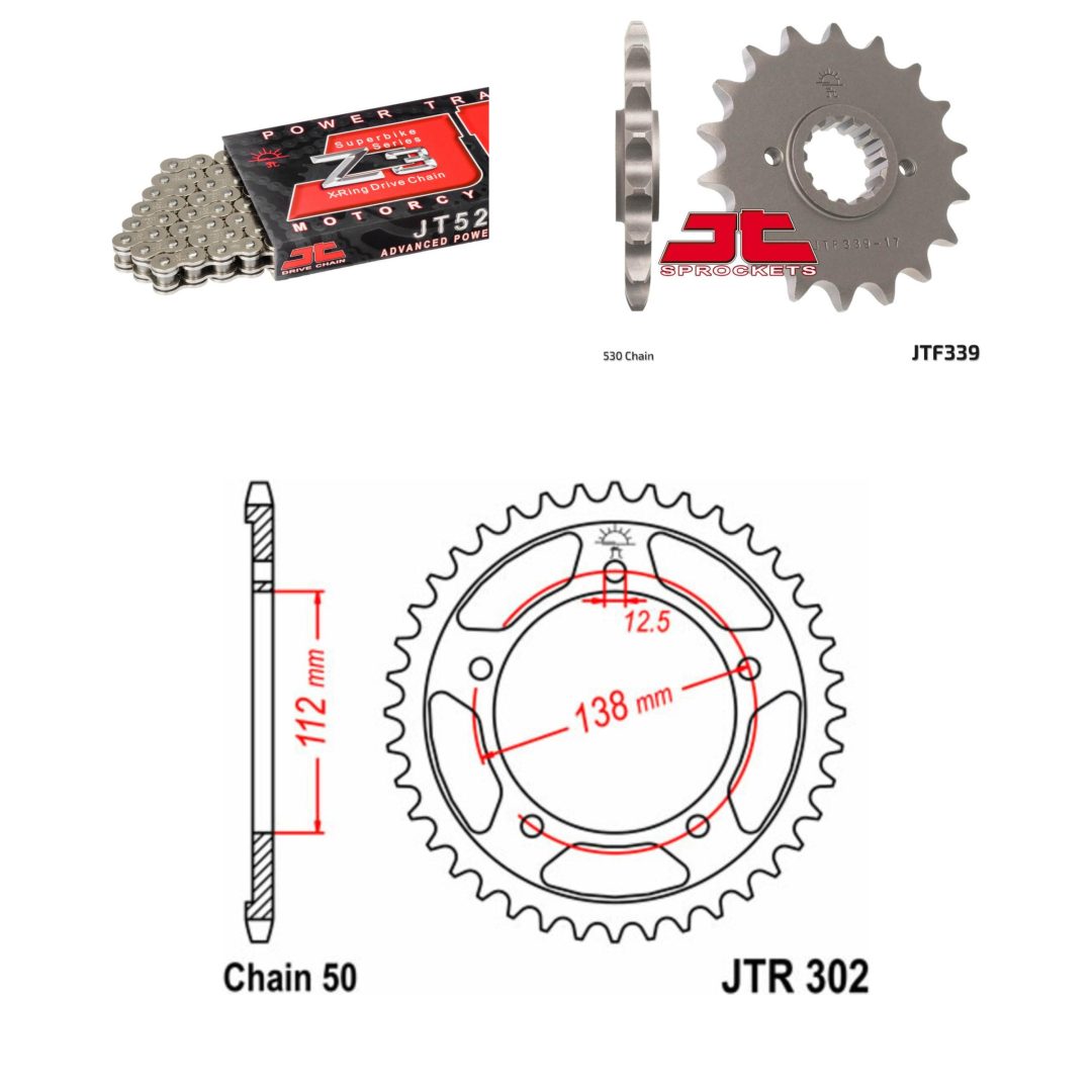 Drivpaket Förstärkt/standard AFAM 520XRR3 14/50