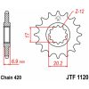 Drivpaket Förstärkt/standard JT CHAINS 420HDR 12/48 – miniatyr 5