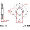 Drivpaket Förstärkt/standard JT CHAINS 428HDR 16/53 – miniatyr 5