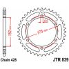 Drivpaket Förstärkt/standard JT CHAINS 428HDR 16/53 – miniatyr 2