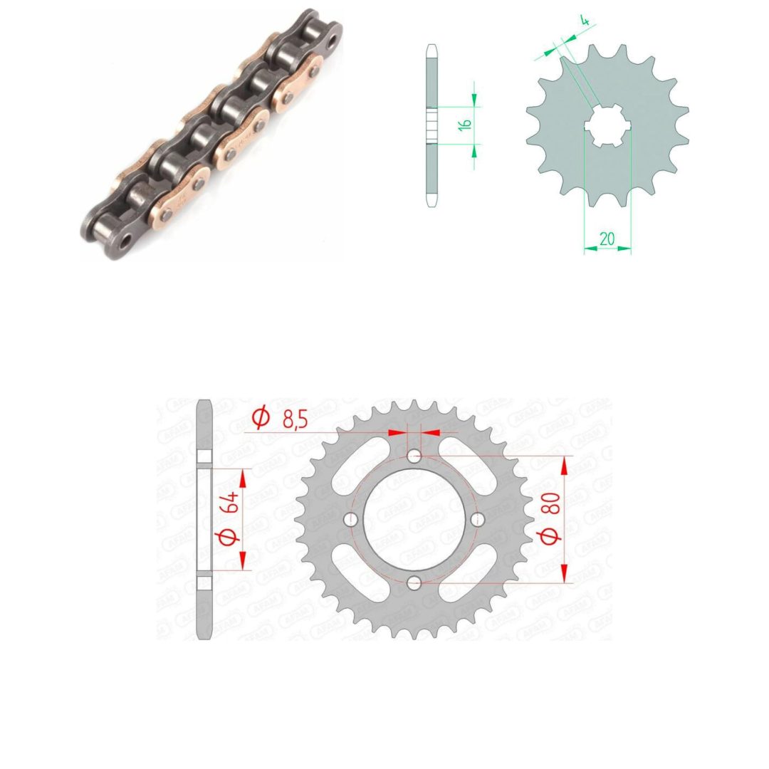 Drivpaket Standard AFAM 420MX2 14/35