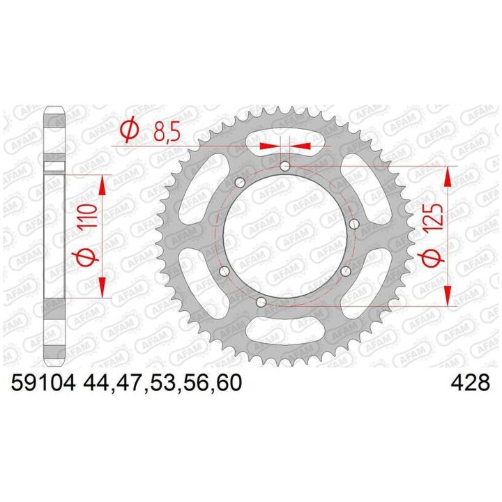 Drivpaket Standard AFAM 428R1 12/56 – bild 2