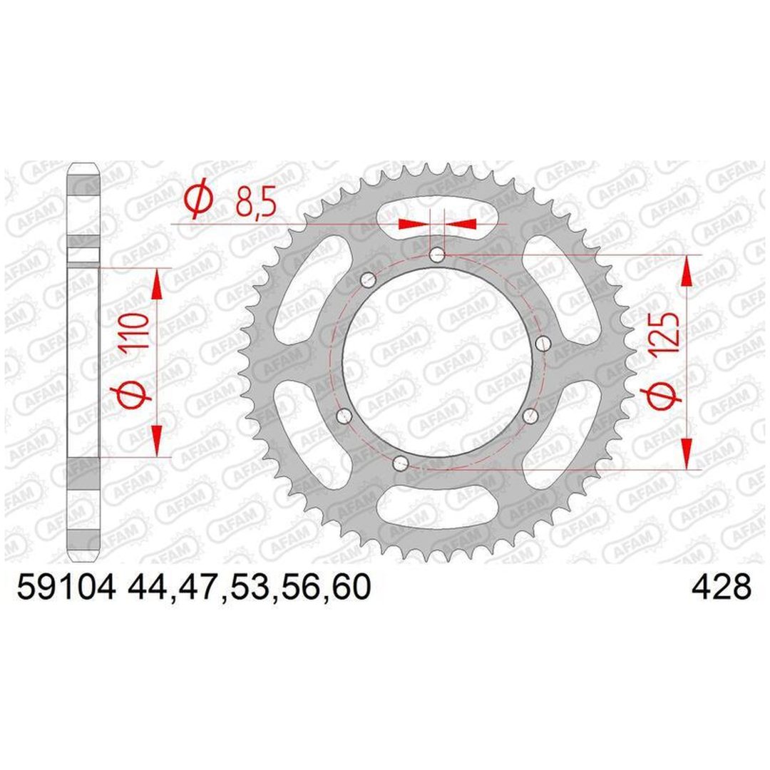 Drivpaket Standard AFAM 428R1 12/60 – bild 2