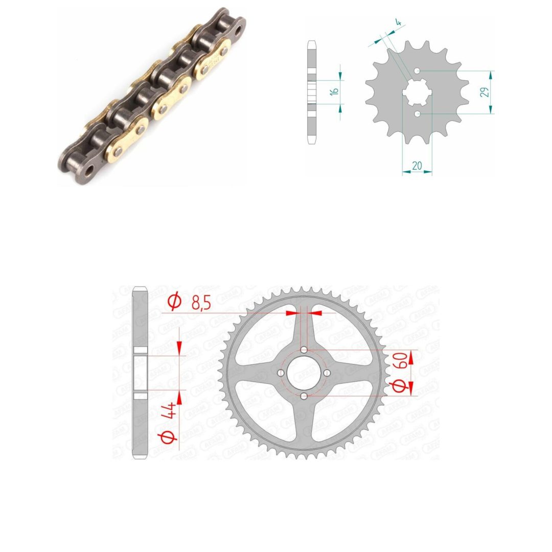 Drivpaket Standard AFAM 428R1 13/49