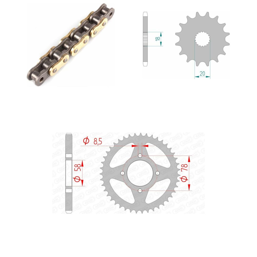 Drivpaket Standard AFAM 428R1 14/41
