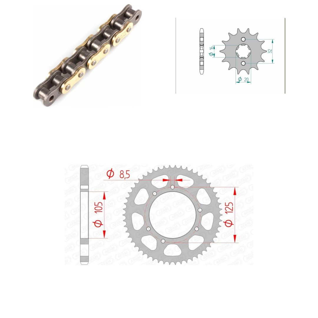 Drivpaket Standard AFAM 428R1 14/48