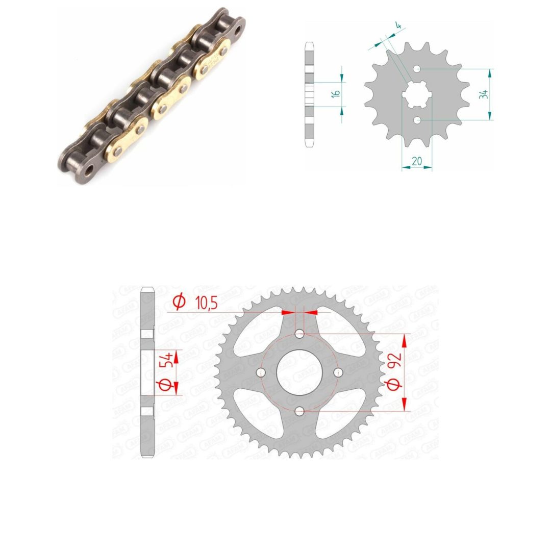 Drivpaket Standard AFAM 428R1 16/45