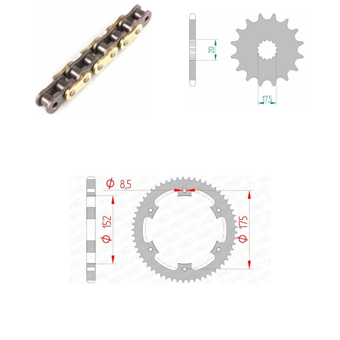 Drivpaket Standard AFAM 428R1 16/55