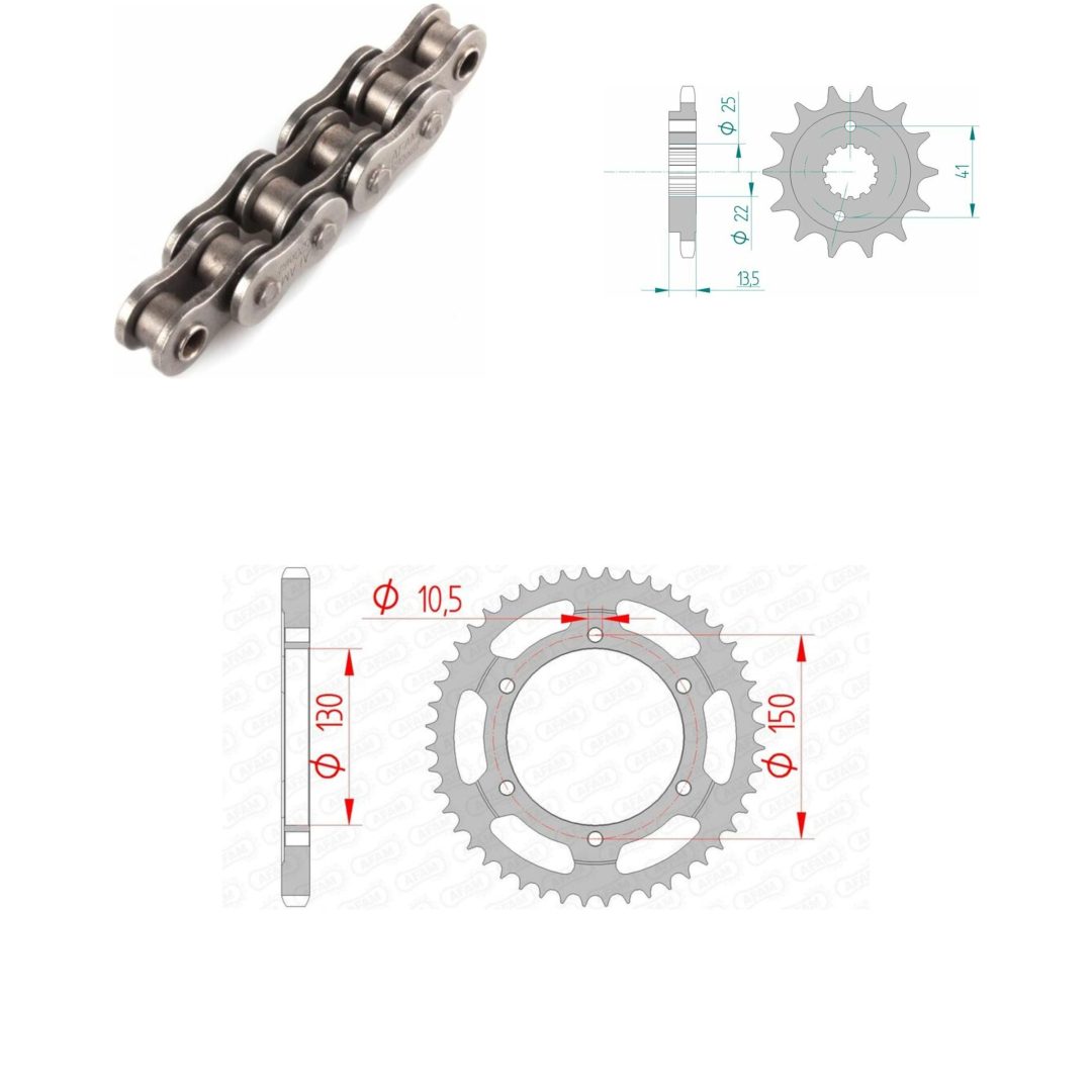 Drivpaket Standard AFAM 525XMR3 15/48