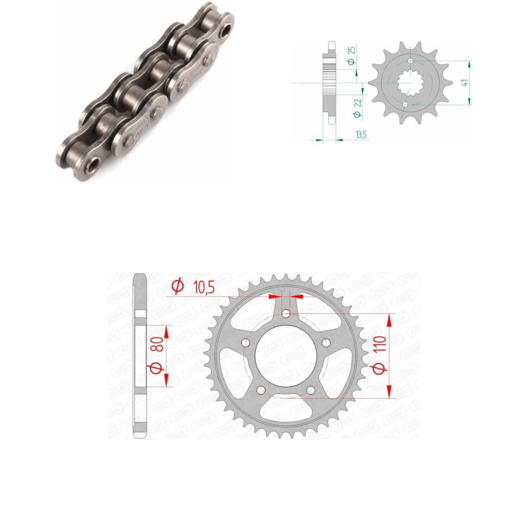 Drivpaket Standard AFAM 525XMR3 16/44