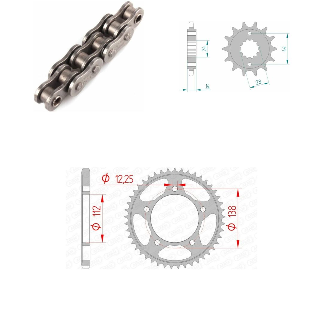 Drivpaket Standard AFAM 525XMR3 17/38