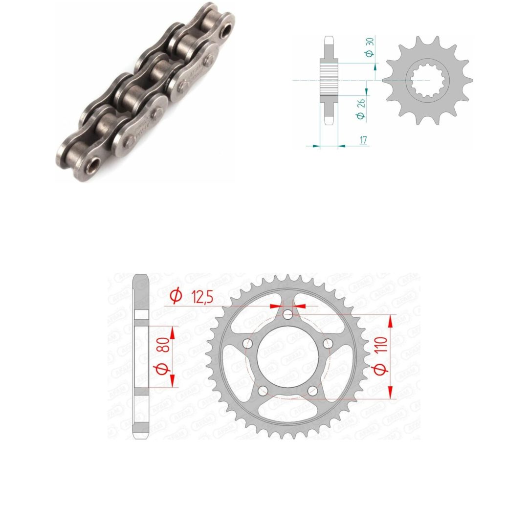 Drivpaket Standard AFAM 530XMR3 16/40