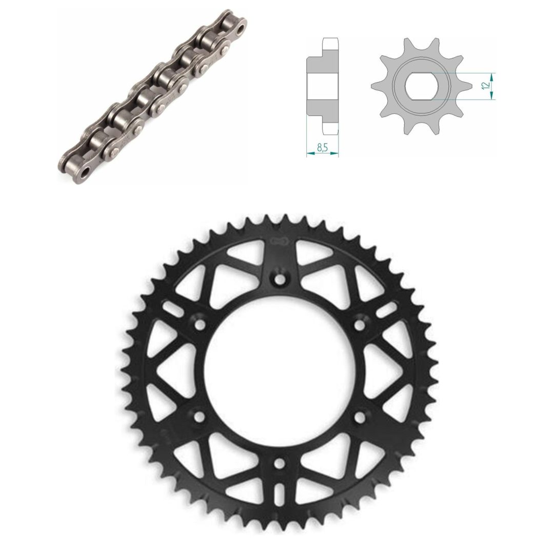 Drivpaket Standard/ultralätt Hårdanodiserad AFAM 415F 11/40