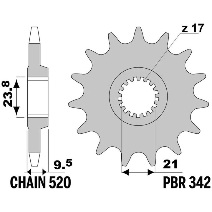 Drivpaket Standard/ultralätt JT CHAINS 520HDS 13/48 – bild 4