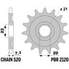 Drivpaket Standard/ultralätt JT CHAINS 520HDS 13/52 – miniatyr 4