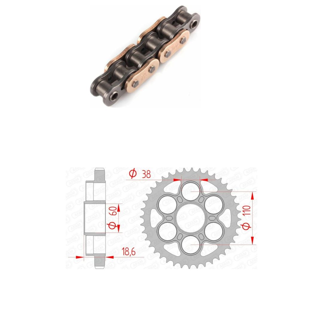 Drivpaket Superförstärkt/standard AFAM 530XHR2 15/40