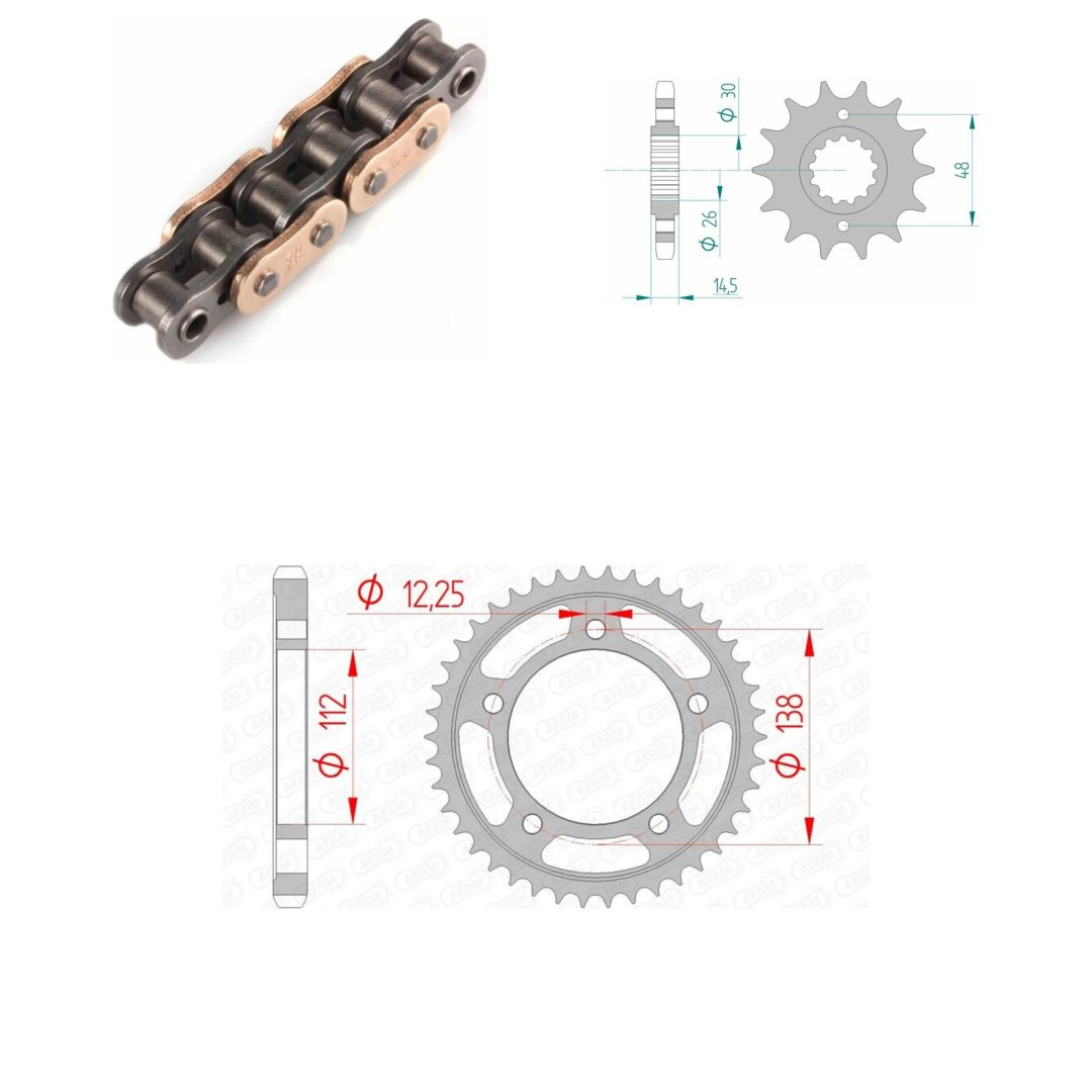 Drivpaket Superförstärkt/standard AFAM 530XHR2 18/39