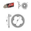 Drivpaket Superförstärkt/ultralätt Hårdanodiserad JT CHAINS 525Z3 16/43 – miniatyr 1