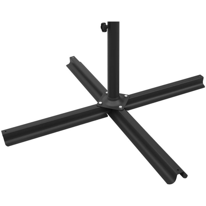 Dubbelt trädgårdsparasoll med stålstång terrakotta 600x300 cm vidaXL – bild 6