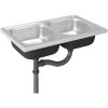 Dubbla diskhoar silver m rostfritt stål vidaXL 800 x 500 x 155 mm – miniatyr 4