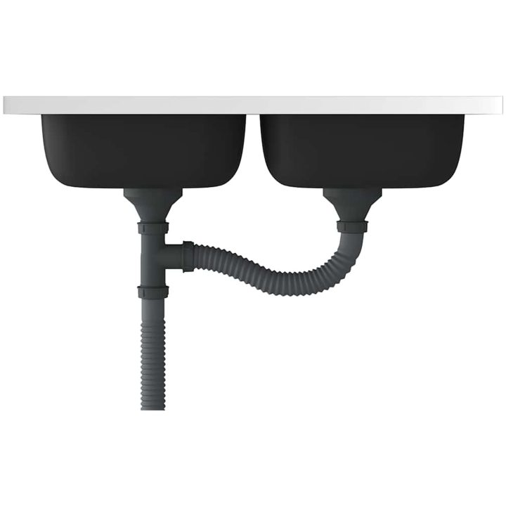 Dubbla diskhoar silver m rostfritt stål vidaXL 800 x 500 x 155 mm – bild 5