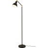 Dublin Golvlampa, Svart/matt Mässing ANETA HOME Sockel E27 Svart /Matt Mässing – miniatyr 1