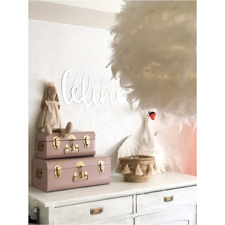 Dun Taklampa, 40cm, Vit ANETA HOME Vit – bild 5