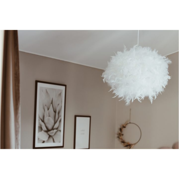 Dun Taklampa, 40cm, Vit ANETA HOME Vit – bild 3