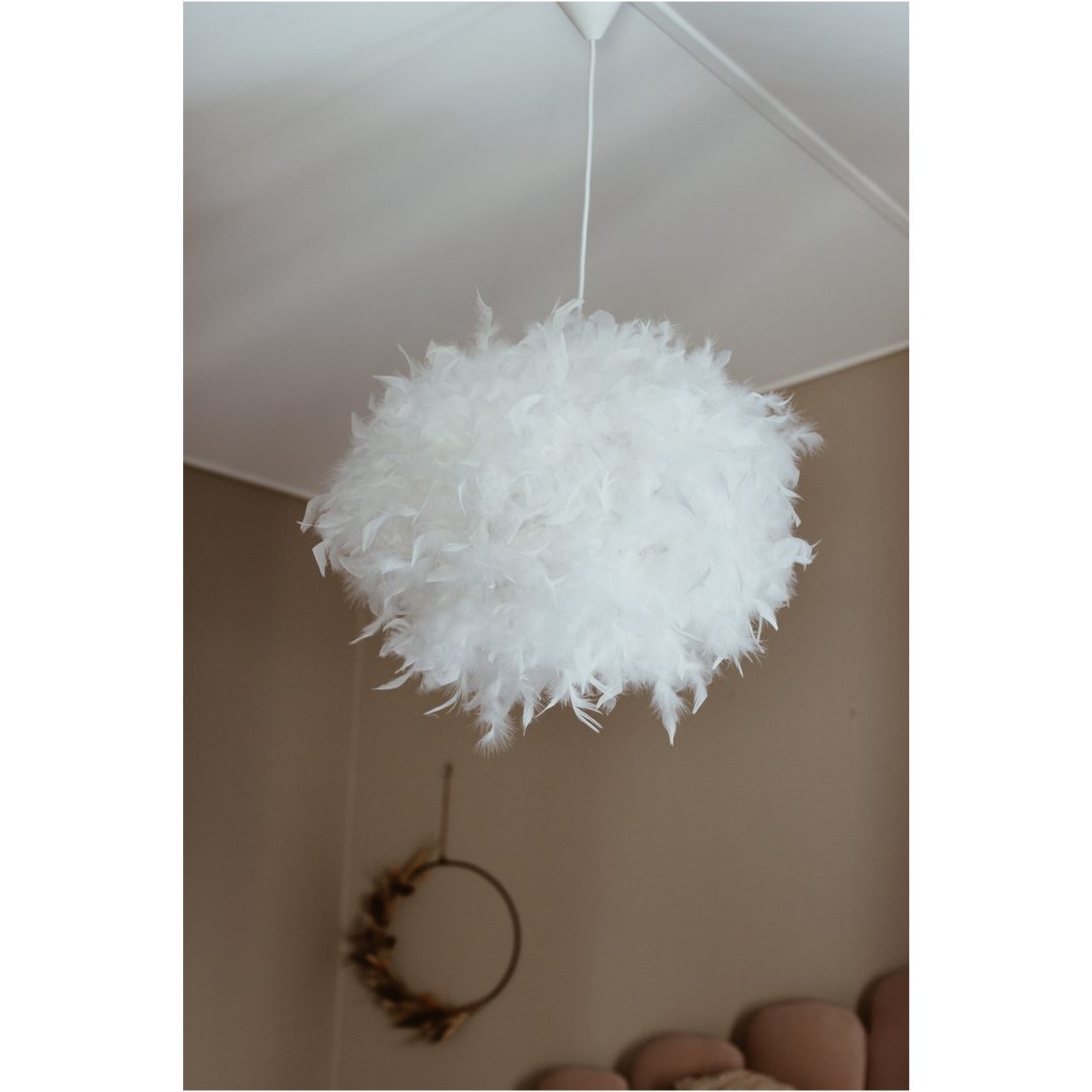 Dun Taklampa, 40cm, Vit ANETA HOME Vit – bild 2