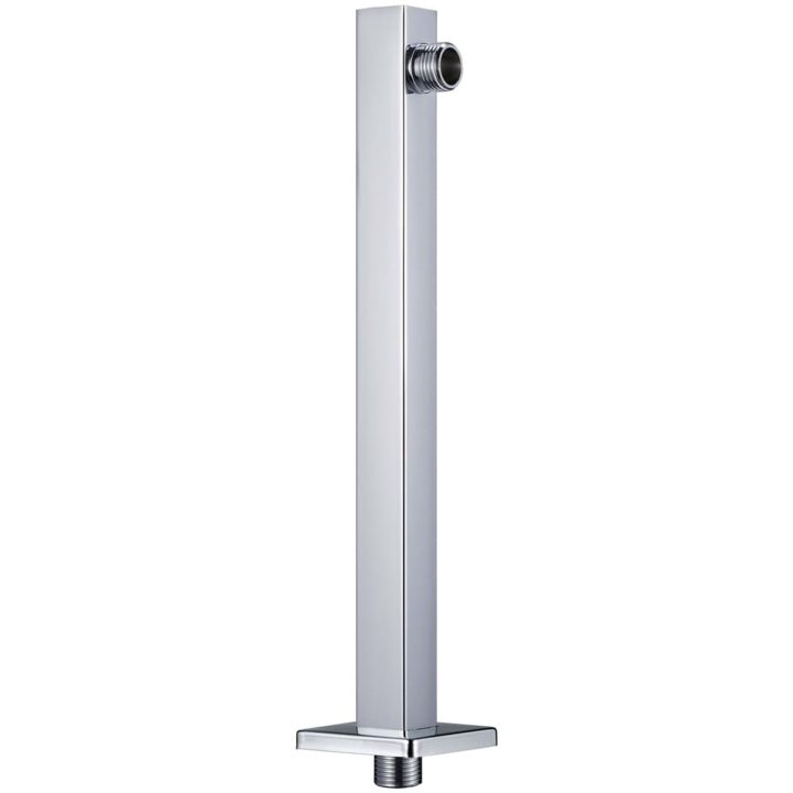 Duscharm fyrkantig rostfritt stål 201 silver vidaXL 30 cm – bild 3