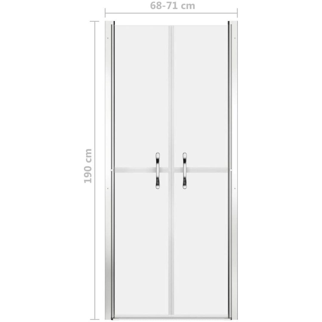 Duschdörr frostad ESG vidaXL 71 x 190 cm – bild 5