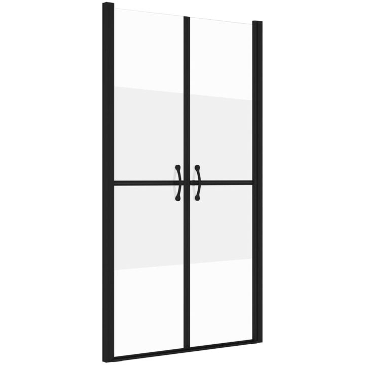 Duschdörr halvfrostad ESG (73-76)x190 cm vidaXL 76 x 190 cm – bild 2