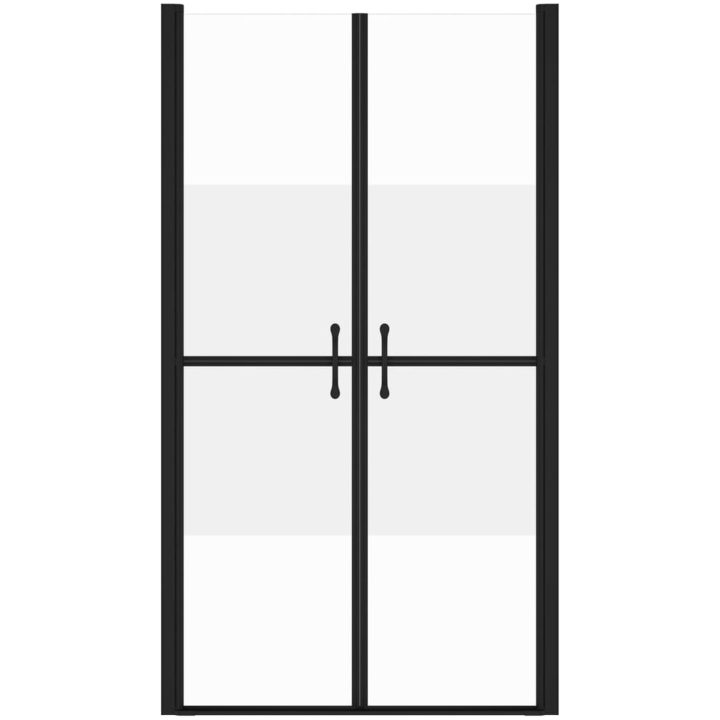 Duschdörr halvfrostad ESG (83-86)x190 cm vidaXL 86 x 190 cm – bild 3