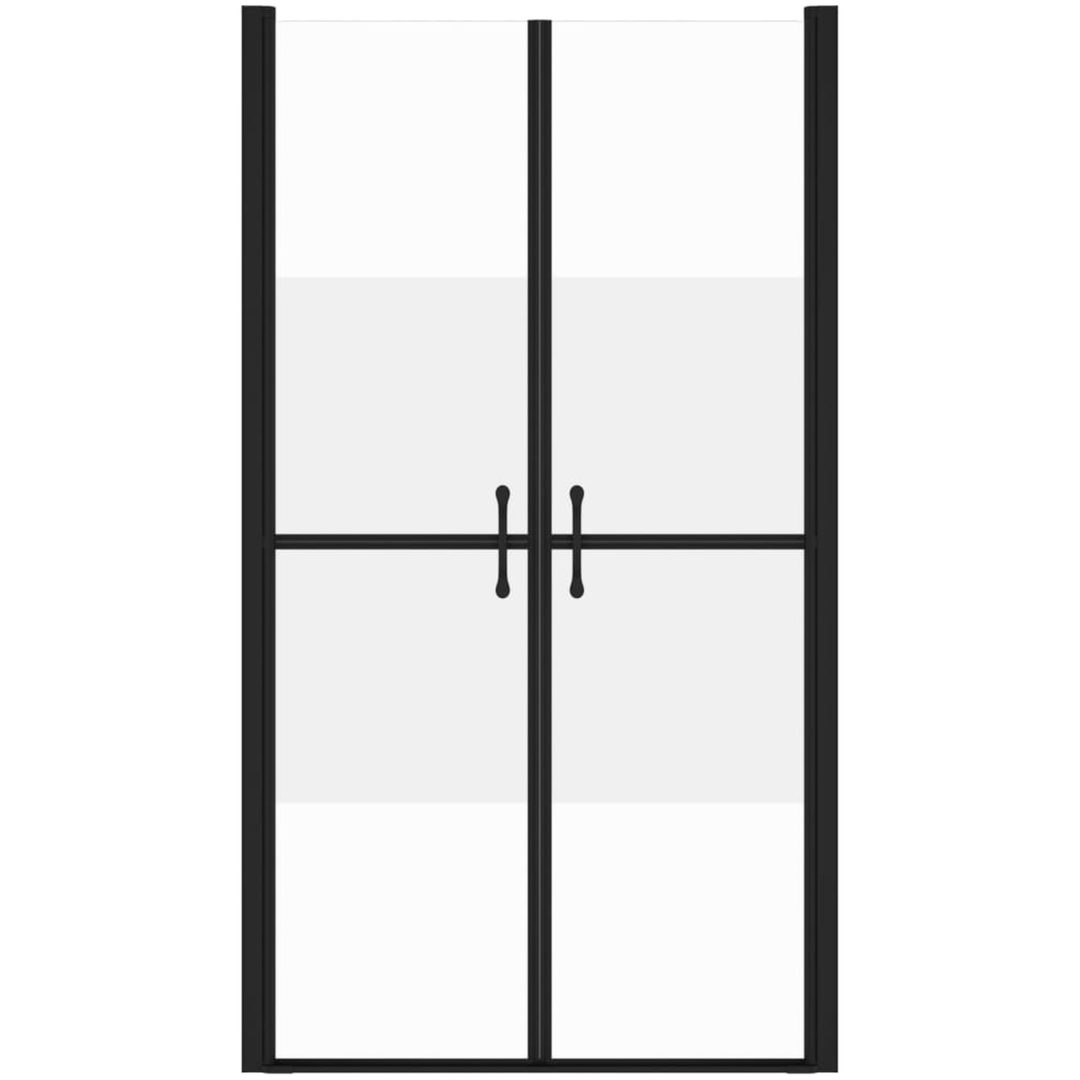 Duschdörr halvfrostad ESG (98-101)x190 cm vidaXL 101 x 190 cm – bild 3