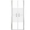 Duschdörr halvfrostad ESG vidaXL 71 x 190 cm – miniatyr 3