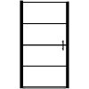 Duschdörr härdat glas frostat svart vidaXL 81 x 195 cm – miniatyr 3