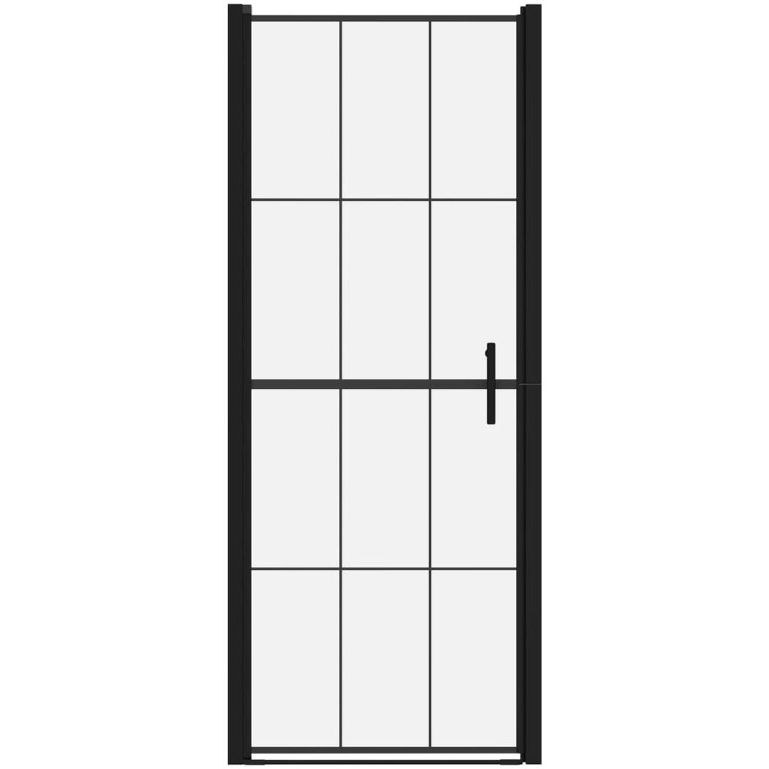 Duschdörr härdat glas svart vidaXL 81 x 195 cm – bild 3