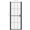 Duschdörr härdat glas svart vidaXL 81 x 195 cm – miniatyr 5