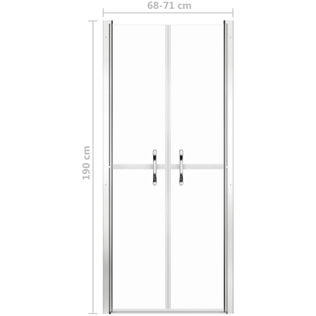 Duschdörr klar ESG vidaXL 71 x 190 cm – bild 5