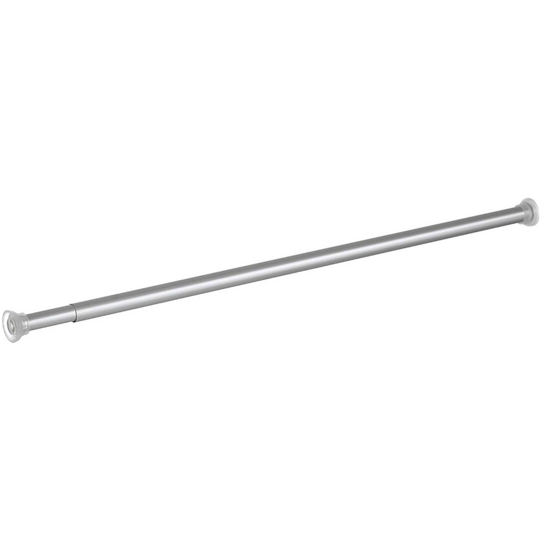 Duschdraperistång Rak Vit Aluminium CORAM DUSCHSTÅNG 28 125-220 CM VIT