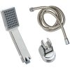 Duschhandtag med 1,5 m slang krom vidaXL – miniatyr 1