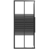 Duschkabin ränder ESG svart vidaXL 90 x 70 x 180 cm – miniatyr 4