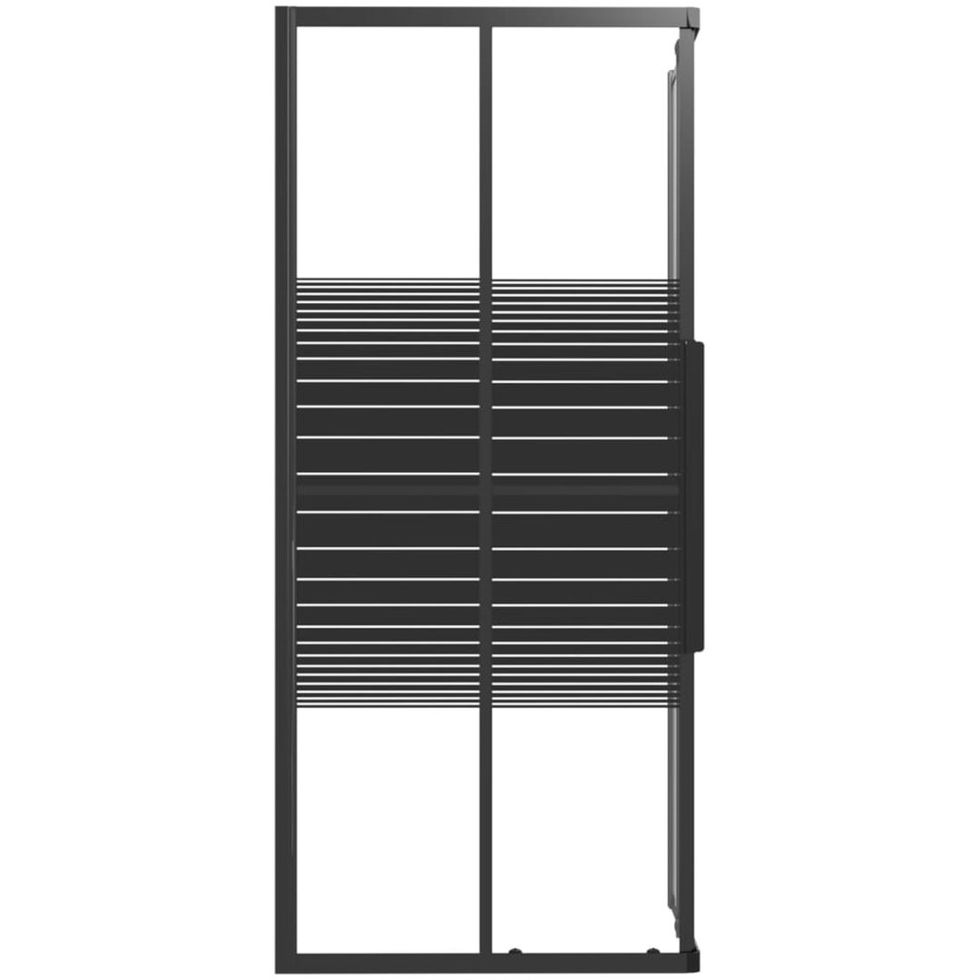 Duschkabin ränder ESG svart vidaXL 90 x 70 x 180 cm – bild 4