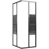 Duschkabin ränder ESG svart vidaXL 90 x 70 x 180 cm – miniatyr 6
