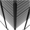 Duschkabin ränder ESG svart vidaXL 90 x 70 x 180 cm – miniatyr 9