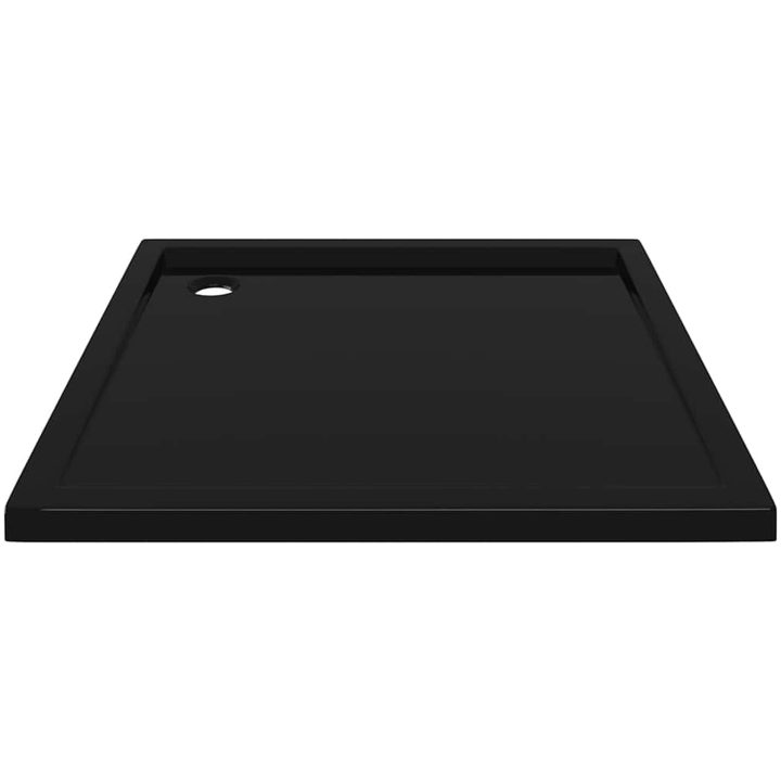Duschkar fyrkantigt ABS svart vidaXL 80 x 80 cm – bild 5