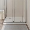 Duschkar fyrkantigt ABS vidaXL 90 x 90 cm – miniatyr 3