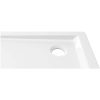 Duschkar fyrkantigt ABS vit vidaXL 80 x 80 cm – miniatyr 7