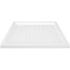 Duschkar med prickar vit ABS vidaXL 80 x 80 x 4 cm – miniatyr 3