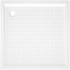 Duschkar med prickar vit ABS vidaXL 80 x 80 x 4 cm – miniatyr 5